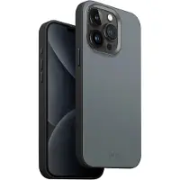 Uniq Etui Lyden Ds Iphone 15 Pro 6.1Magclick Charging Niebiesko-Czarny/Washed Blue-Black
