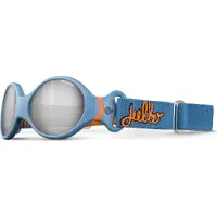 Julbo Loop S Sunglasses Bleu Smoke Silver Flash/CAT4 Enfants