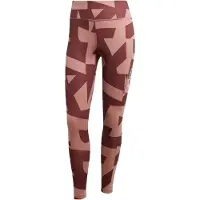 Adidas Terrex Multi Printed Leggings Marron 40 / Regular Femme