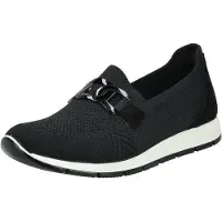 Imac : Chaussures pour femmes, chaussures basses, mocassins, couleur noire, style décontracté
