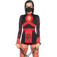 Leg avenue Combinaison capuche Dragon Ninja 3 pi ces