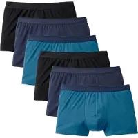 Calida Boxers 'Natural Benefit' bleu marine / bleu nuit / noir