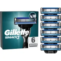 Gillette 8700216503358 Lames de rechange Mach3 Lames système, pack de 6