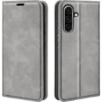 Cover-Discount Flip Case (Samsung Galaxy A36, Samsung Galaxy A56), Coque pour téléphone portable, Gris