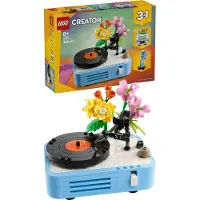 LEGO Le tourne-disque et ses fleurs