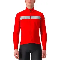 Castelli Veste Raddoppia 3 rouge gris, Taille M