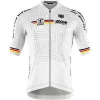 Bioracer German Icon Classic Matrix Short Sleeve Jersey Blanc 2XL Homme