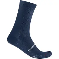 Castelli Chaussettes Espresso 18 Bleu Belge, Taille S/M