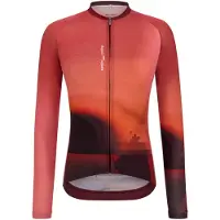 Santini Luce Long Sleeve Jersey Orange XL