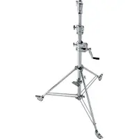 Avenger Photo Wind Up 30 Support With Wheels Low Base Argenté
