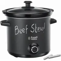 Russell Hobbs Tableau noir, Cuiseur vapeur + cuiseur à riz, Noir