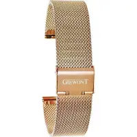 Giewont Armband für Supernova GW330 GWB330-1 Smartwatch – Roségold (20 mm, Mesh), Sangles de montre, Or