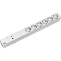 Bachmann 333.402 rallonge électrique 2 m 6 prise(s) de courant Gris intérieur
