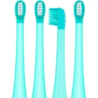 Vitammy DINO, Manche de remplacement pour brosse à dents DINO, turquoise, 4pcs