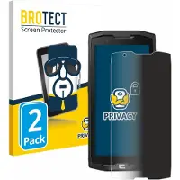 BROTECT Film anti-regards Anti-Spy Privacy Film de protection contre la lumière bleue (Crosscall Core X4), Téléphone portable : film de protection, Bleu
