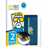 BROTECT Protection d'écran intégrale (Tecno Spark 20 Pro), Téléphone portable : film de protection, Transparent