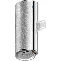 Veger Powerbank 5.000 mAh avec type C PD QC3.0 intégré 2.4A 12W connexion PlugOn (W0573) argenté