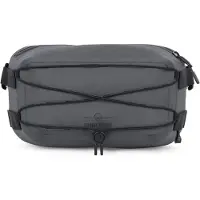 OEM Sac de vélo et sac banane 2-en-1 Grijs pour le bikepacking - Sac de protection contre les intempéries pour guidon de vélo - Imperméable