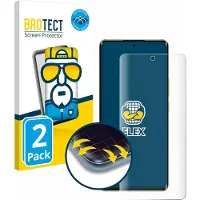 BROTECT Protection d'écran intégrale (Realme 12 Pro+), Téléphone portable : film de protection, Transparent