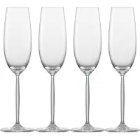 Schott zwiesel Flûte à champagne Muse 7 4 pièces, Verres à vin, Transparent