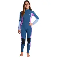 Billabong Combinaison En Néoprène à Manches Longues Et Fermeture éclair Dans Le Dos Pour Femme Synergy 4/3 Mm