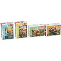 Trefl Puzzle Amazing dinosaurs : Triceratops avec bébé 54 pièces
