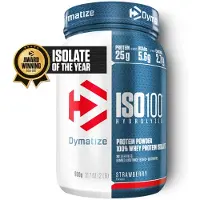 Dymatize Nutrition Iso-100 Hydrolyzed (932g)FraiseWhey HydrolyséeDymatize
