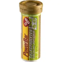Powerbar 5 Electrolytes Tablets Box Mango&passion Fruit 40g 12 Units Vert,Doré
