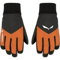 Salewa Powertex Tirolwool Responsive Gloves Orange,Noir 2XS Enfants