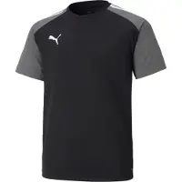 Puma Team Pacer Jersey Short Sleeve Kids - Noir / Gris