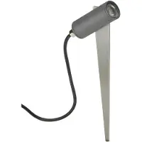 Albert Spike spot Led Wally anthracite - acier inoxydable