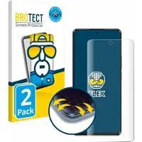 BROTECT Protection d'écran intégrale (2 pcs, Realme 12 Pro+), Téléphone portable : film de protection, Transparent