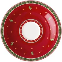 Villeroy & Boch Soucoupe pour café au lait Toy's Delight Specials, Soucoupe, Multicolore, Rouge