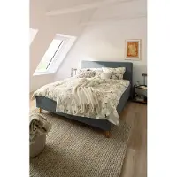 Schöner Wohnen Kollektion SCHÖNER WOHNEN Parure de lit Fleur-B Couleur beige Taille 135x200+80x80