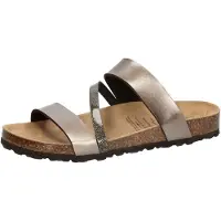 Lico Mule 'Bioline Glitter' marron