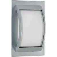 Albert Lampe d'extérieur Square Curved 30cm-gris