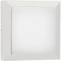 Albert Applique carrée Parel 19cm-blanc