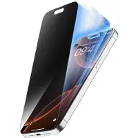 Cellularline Top Secret Glass Eclipse (Apple iPhone 16 Pro Max), Téléphone portable : film de protection, Transparent