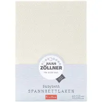 Julius Zöllner 2011 Drap-Housse Tissu Éponge De Lit D'enfant Ecru 60/120 - 70/140