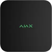 Ajax Gravador NVR - 16 canais - Compressão H.265 / H.264 - Resolução até 4K (25/30 FPS) - Largura de banda 100Mbps - Espaço para 1