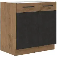 Bigbuy Meuble Sous Évier Gris 80 x 82 cm