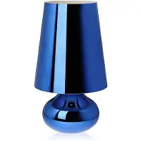 Kartell Lampe De Chevet Cindy Avec Led, Bleu Métallique