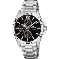 Lotus Montre dateur Multifuncion Black - Rose-gold