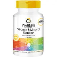 Warnke Vitalstoffe GmbH Complexe de vitamines et minéraux, 250 St KAP