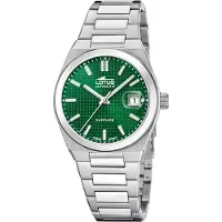 Lotus Montre à affichage analogique vert