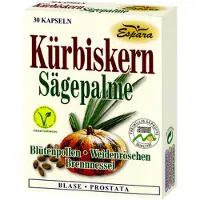 Espara GmbH Gélules de pépins de courge et de palmier nain 30 gélules