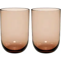 Villeroy & Boch Verre long Like by Villeroy & Boch Clay (Lot de 2)
