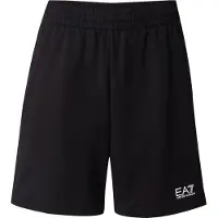 Emporio Armani Pantalon de sport noir / blanc
