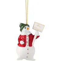 Villeroy & Boch Ornement Bonhomme de neige Christmas Classics (1x)