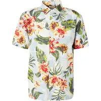 Superdry pour homme. M4010947A Chemise à imprimé hawaïen multicolore (L), Casuel, Modal, Manche courte